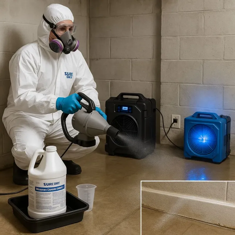 Sanitization and Odor Removal process in Avalon, PA